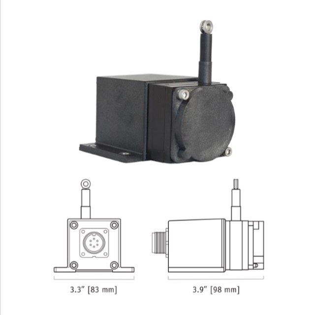 PT1E系列 增量编码器信号输出IP65多个分辨率选项紧凑型拉绳位移电位器|位置传感器