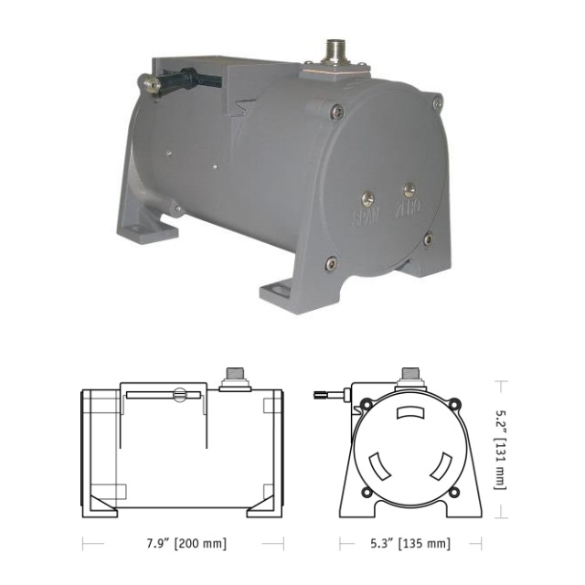 PT9CN系列 CANbus SAE J1939信号输出线性位移/速度高达550英寸严苛环境工业级拉绳位移传感器|位置传感